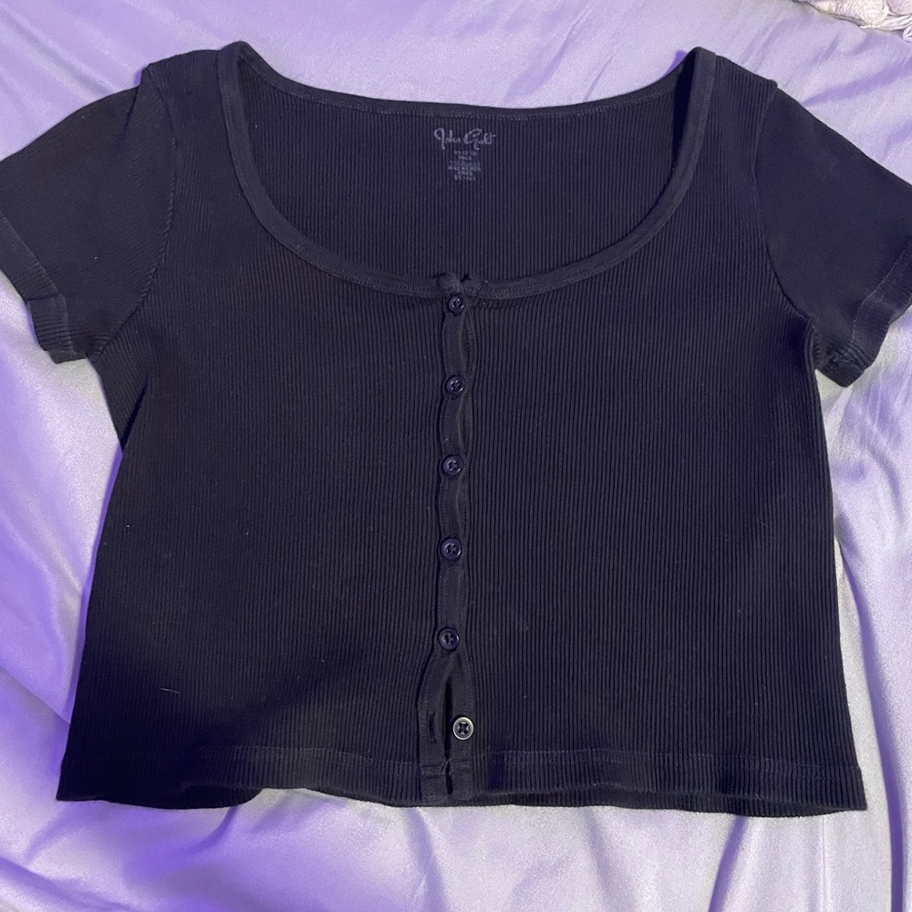Black Crop Top